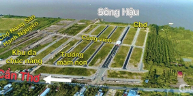 tôi bán nền 80m2 (5*16m) ngay khu công nghiệp Hậu Giang, gần Cảng Cái Cui.