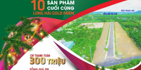 Chỉ 300 Triệu Sở Hữu Ngay Đất Nền Ven Biển Long Hải, SHR, Giá Chỉ Từ 7triệu/m2,