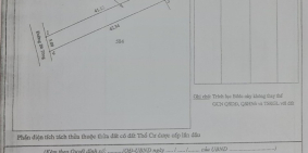 Đất mặt tiền đường bê tông 4m có điện đường 5*42 giá 285 triệu