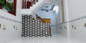 Bán nhà ngay Cầu Lớn DTSD 64m2, 1 lầu, 2 pn, giá 690tr, sổ hồng riêng