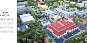 Shophouse 1 Trệt 3 Lầu Mặt Tiền Phố Chợ Lạc Tấn, Tân Trụ