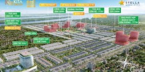 Stella Mega shophouse 4 tầng;5*22;dtsd 350m2.giá 6.3 tỷ