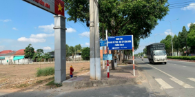 Đất mặt tiền đường lớn, cạnh trường học, chợ, KDL Đại Nam