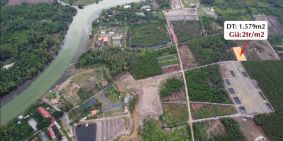 Đất Vĩnh Thanh, Nhơn Trạch đất CHN diện tích 1579m2, đường ô tô hiện hữu