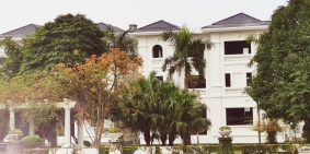 Bán biệt thự 420m2, hướng ĐN, ô góc khu biệt thự Vườn Cam Vinapol giá rẻ