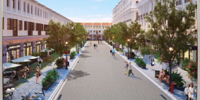 Nhà 3 tầng hướng Nam view Công viên nghệ thuật khu D Royal Park Huế