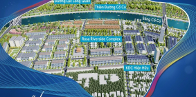 Mặt tiền view sông cổ cò- Rosa river side rơi an cư lập nghiệp