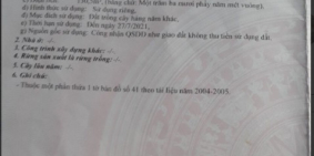 Bán gấp lô đất 130.5m² (4.5m x 29m ) đường nhựa 12m dân cư khá đông, sát chợ,