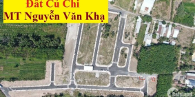 [BÁN GẤP] Chính chủ cần BÁN GẤP lô đất MT đường Nguyễn Văn Khạ. HT Ngân hàng