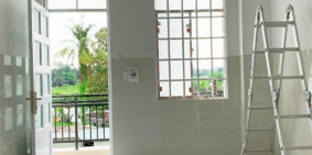 cho thuê chung cư mini 35m2 có máy lạnh, nước nóng, ban công ngay Phạm Văn Đồng