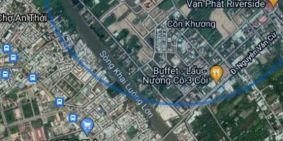 Nhà mặt tiền 1 trệt 2 lầu Quận Ninh Kiều Cần Thơ