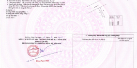 Đất thị trấn Đất Đỏ ngay trung tâm hành chính huyện Đất Đỏ