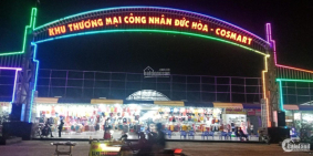 Bán lô gốc 187m2, MT đường nhựa 20m giá 2.7 tỷ, trong kdc tân tạo, shr