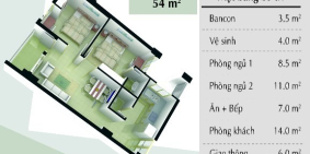 Cho thuê căn hộ lầu 5, B1 Trường Sa,  sát Thảo Cầm Viên 2PN, 2wc,