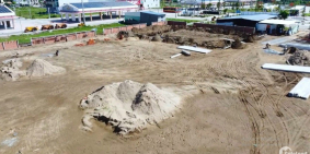 Bán 2 nền đất M2 M3 mặt tiền chợ mới thị trấn Thạnh Phú.