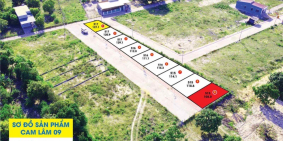Suất đầu tư Cam Lâm chỉ 900 triệu sở hữu lô 2 đất 2 mặt tiền