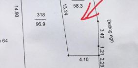 Bán lô góc ngõ 71 Vũ Hựu, ph Thanh Bình, TP HD, 58.3m2, đường to rộng, giá cực o