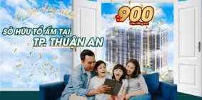 Chung cư cao cấp  ngay TP Thuận An chỉ cần thanh toán 255 triệu
