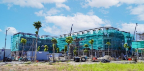 Biệt thự gần hồ Yên Sở có hầm đậu 2-3 ô tô, hướng Nam cực đẹp giá từ 120tr/m2