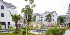 Bán lô ngoại giao biệt thự góc view hồ tại Times Garden Vĩnh Yên .