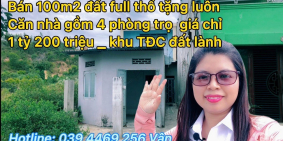 BÁN ĐẤT TÁI ĐỊNH CƯ ĐẤT LÀNH _VĨNH THÁI_NHA TRANG