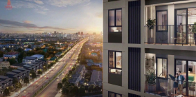 Căn hộ penthouse mặt tiền QL13 liền kề TP Thủ Đức , ck thêm 2%