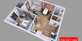 Căn hộ 1PN-1WC giá đầu tư chỉ từ 300 triệu