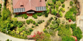 Bán Biệt Thự sân vườn bằng phẳng cực đẹp có hồ cá koi view TP chuyển 100% thổ cư