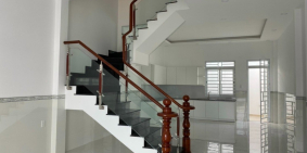 Nhà phố xây mới KĐT Five Star, liền kề Bình Chánh, 90m2, 1 trệt 2 lầu, sổ hồng r