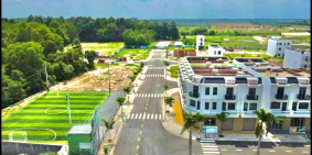 Lô góc 122,5m2 full thổ cư tại Phú Chánh. Tặng kèm giấy phép xây dựng