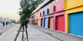 Shop mặt tiền ngã tư 550 gần Dĩ An, Bình Dương, 5x15m, giá 3tỷ3, LH 0938337378