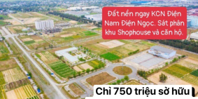 Sở hữu đất nền ngay khu công nghiệp chỉ với 750 triệu
