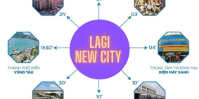 Lagi New City. Đất nền mặt biển, sổ đỏ sở hữu lâu dài, trả góp 30th 0% lãi suất.