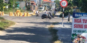 Mặt tiền nguyễn thuật hà lam sau chợ hà lam