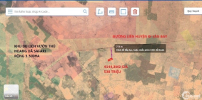 Cần bán lô đất vườn sổ đỏ sát bên khu Safari, trang trại dưa, đường liên huyện