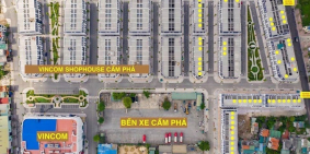 Chuyển nhượng lô Shophouse Platin Center Cẩm Phả, DT 75m2 x 4 tầng