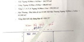 Bán nhà 218 Bis Nam Kỳ Khởi Nghĩa, P 6, Quận 3, 116.54m2, 150 tỷ - 0933644449