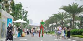 Cho thuê shophouse đầu ve đường trục chính khu đô thị kinh doanh tốt