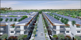 Khu nhà phố COMPOUND thiết kế theo phong cách nghĩ dưỡng.Đi Lotte Quận 7 chỉ 20p