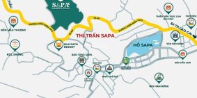 Đất Thị xã Sa Pa 110m2 Có sổ đỏ - Kinh doanh tốt - Gần UBND mới TX SAPA