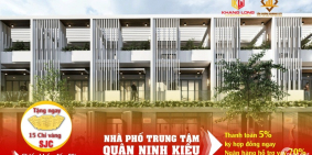 Nhà Phố Châu Âu tại quận Ninh Kiều _ Cần Thơ thanh toán 5% sở hữu ngay