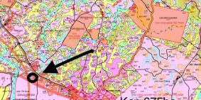 Bán lô đất 2 mặt tiền tiếp giáp khu thương mại, dịch vụ và cạnh chợ đầu mối