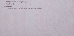 Lô đất 1368,7 m2, giá 8tr/m2, có trừ đường