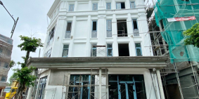 Bán căn góc trục 40m Louis City Hoàng Mai, ck 5%, htls 0% 12 tháng