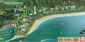 Nhà phố biển 2 mặt tiền shophouse sonasea vân đồn trục đại lộ 24m