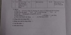 Nhà cấp 4 giấy tờ đầy đủ chính chủ