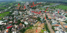 Đất nền thị trấn Cần Đước, ngay mặt tiền Trần Hưng Đạo 40m chỉ 1tỷ300triệu