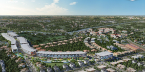 Đất nền sổ đỏ ngay chợ Cần Đước mặt tiền đường Trần Hưng Đạo - J Dragon giá 19tr