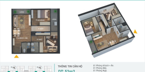 Giới thiệu anh/chị căn 2 ngủ - 1,81 tỷ có thương lượng Phương Đông Green Park
