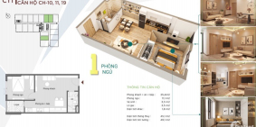 Bán căn hộ phong cách Nhật giá chỉ 1 tỷ